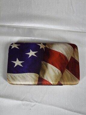 Patriotic Flag Print Women’s Wallet in Red, White & Blue